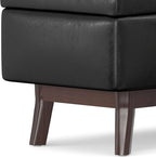 SIMPLIHOME Owen Small Rectangular Storage Ottoman - Image 9