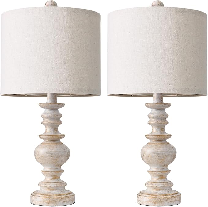 BOBOMOMO 20" Retro Table Lamps Set of 2 - Image 8