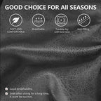ANARACHON Loveseat Recliner Cover Leather Look Recliner Loveseat Covers - Image 4