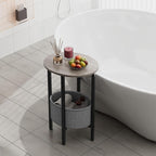 Vagusicc Round Side Table End Table - Image 6