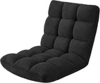 Folding Floor Gaming Chair, 14-Position Adjustable Backrest, Skin-Friendly - Image 8