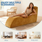 Yoga Chair Lounge for Adult, Yoga Lounge Chair，Ergonomic Chaise Lounge Chair - Image 4