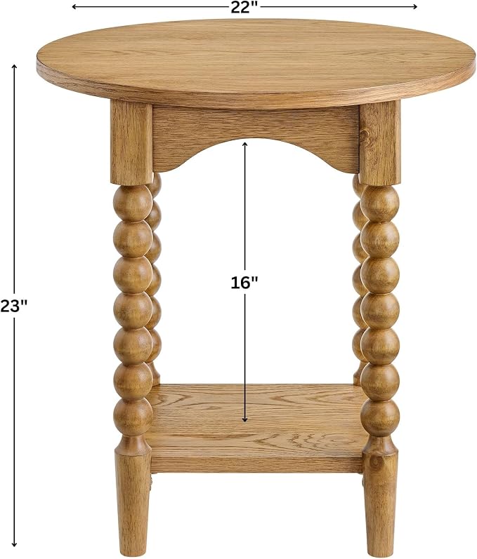 Pembroke 22” Round Cottage End Table - Image 2