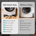 Nefish Furniture Dolly Adjustable Mini Fridge Stand - Image 5