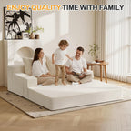Erament Convertible Sofa Bed, Loveseat Folding Floor Futon Sleeper Sofa Couch - Image 8