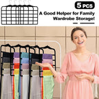 Closet Organizers and Storage, 5 Pack Velvet Pants-Hangers-Space-Saving - Image 7