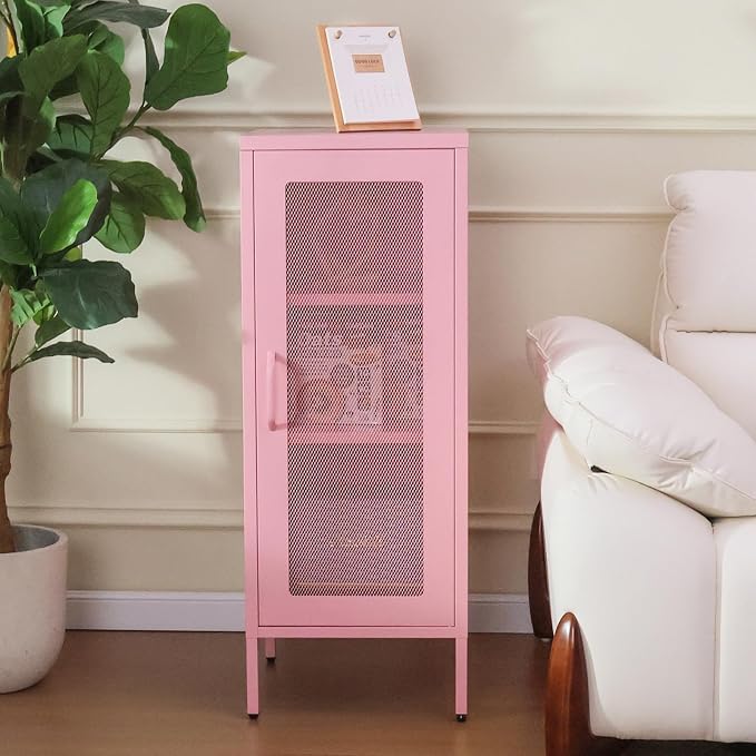 Slim Metal Storage Cabinet - Image 2