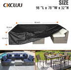 Patio Furniture Set Cover Outdoor Sectional Sofa Set Covers Outdoor Table and - Image 6