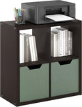 Furinno CUBICLE Book Shelf, 4-Cube Bookshelf, Extra Thick Frame Reversible by Furinno-FitsYourSpaceFitsYourBudget