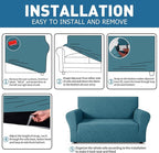 ZNSAYOTX 1 Piece Stretch Sofa Covers - Image 4
