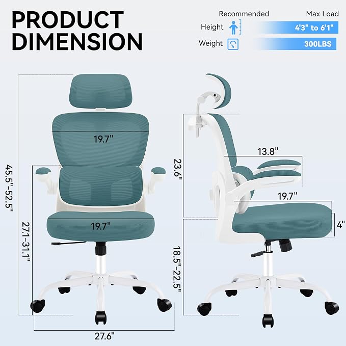 AreShark Office Chair Ergonomic Desk Chairs - Image 2