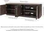 Henn&Hart TV Stand for TVs up to 75'' - Image 3