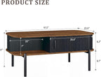 Coffee Table, 39.4" Mid Century Modern Coffee Tables - Image 2