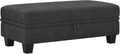 Belffin Fabric Large Ottoman by Belffin