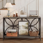 GiftGo Narrow Sofa Table 47.2 Inch, Industrial Sofa Table Behind Couch - Image 3