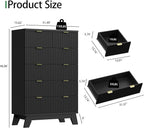 Xixini Fluted Dresser for Bedroom - Image 2