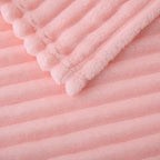 Light Pink Fleece Throw Blanket 50”×60” - Image 7