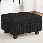 Belffin Corduroy Fabric Ottoman by Belffin
