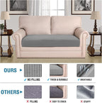 H.VERSAILTEX Super Stretch Individual Seat Cushion Covers Sofa Covers Couch - Image 2