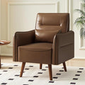 Bonzy Home Mid-Century Modern Faux Leather Accent Chair by BonzyHome