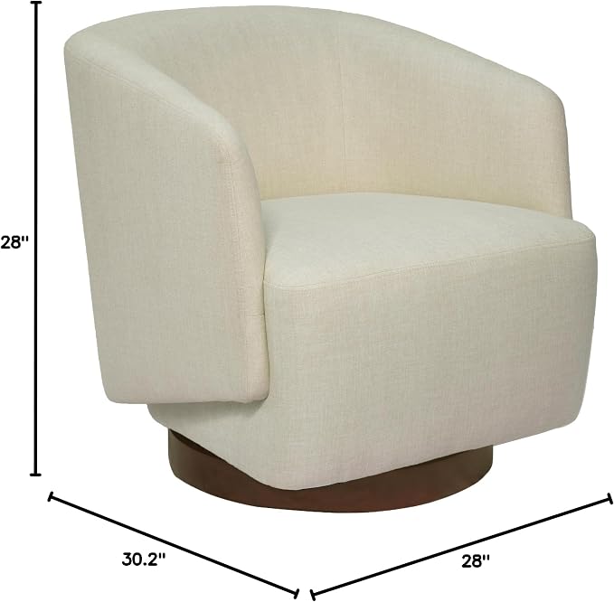 MINCETA Accent Chair, Modern Swivel Chairs - Image 2