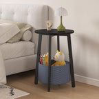 sthmec Small Round Side End Table Set of 2 - Image 5