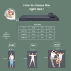 Folding Sofa Bed, 4 in 1 Convertible Sleeper Chair - Image 6