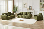 Antetek 78" Modern Sofa Couch, Comfy Deep Seat Teddy Cloud Sofa, Upholstered - Image 3