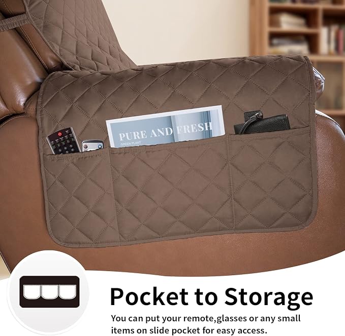 Easy-Going Reversible Couch Cover, Oversized Recliner, Water Resistant - Image 3