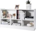 Tangkula 5 Cube Bookcase, 2 Tier Wooden Storage Open Bookshelf, Kid's Playroom by TANGKULA