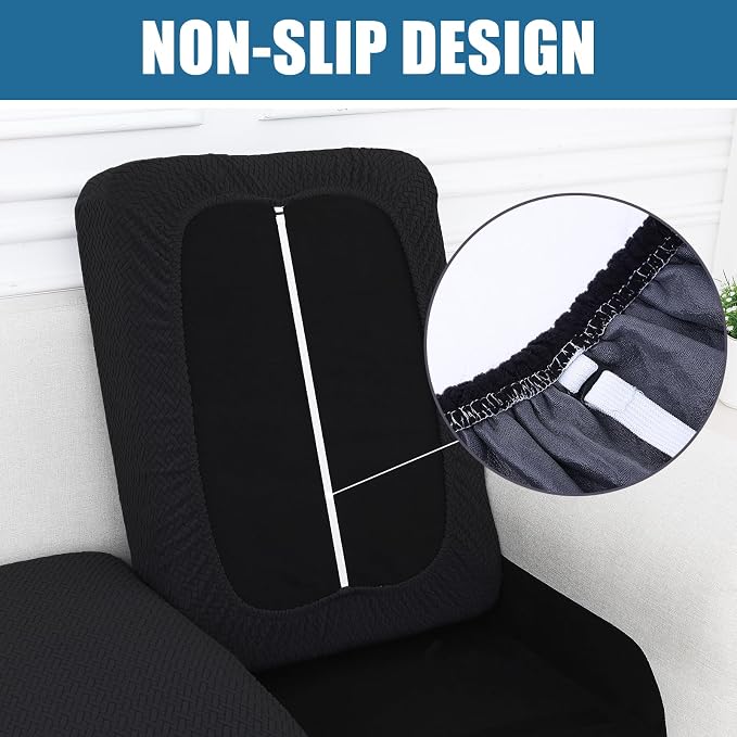 Smiry Waterproof Couch Cushion Covers, Stretch Jacquard Sectional Couch Covers - Image 3