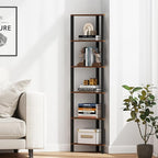 TUTOTAK Corner Shelf, 6-Tier Corner Bookshelf - Image 6