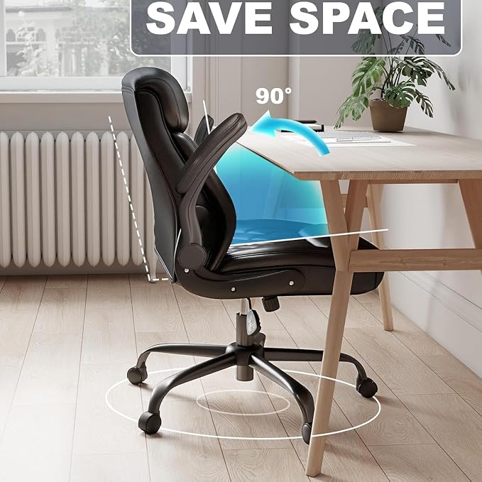 AnyGod Ergonomic Mid-Back Desk Chairs Comfy - Image 7