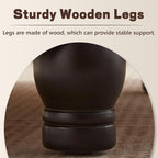 30-Inch Round Storage Ottoman, Button Tufted Ottoman Coffee Table - Image 5