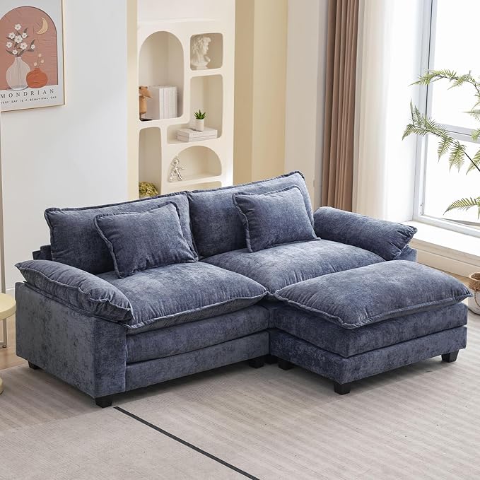 Oprisen 86" Modular Sectional Sofa, Comfy Cloud Couch Sectional Sofa by Oprisen
