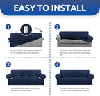 Stretch Oversized Couch Covers for Sofa Slipcover, Soft Jacquard Non-Slip - Image 5