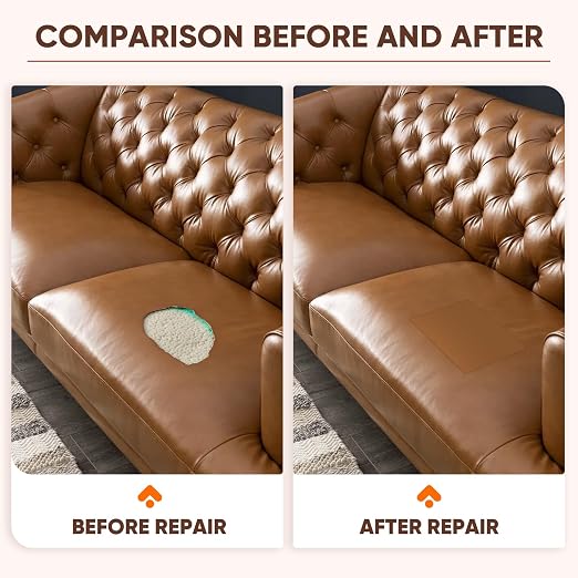 Leather Repair Patch Self Adhesive, 8.3″ x 11″ Vinyl Patch Kit, Leather Repair - Image 4