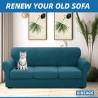 XINEAGE New 4 Pieces Extra Large Couch Covers - Image 4