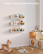 G&W Gruwald Nursery Book Shelves, Wall Bookshelf, Book Shelf - Image 6