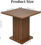 Small Square Dining Table for 2-4, 31.5 Inch Farmhouse Kitchen Table - Image 2