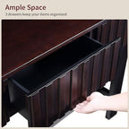 52" Solid Wood Console Table for Entryway, Modern Sofa Table Behind Couch - Image 6