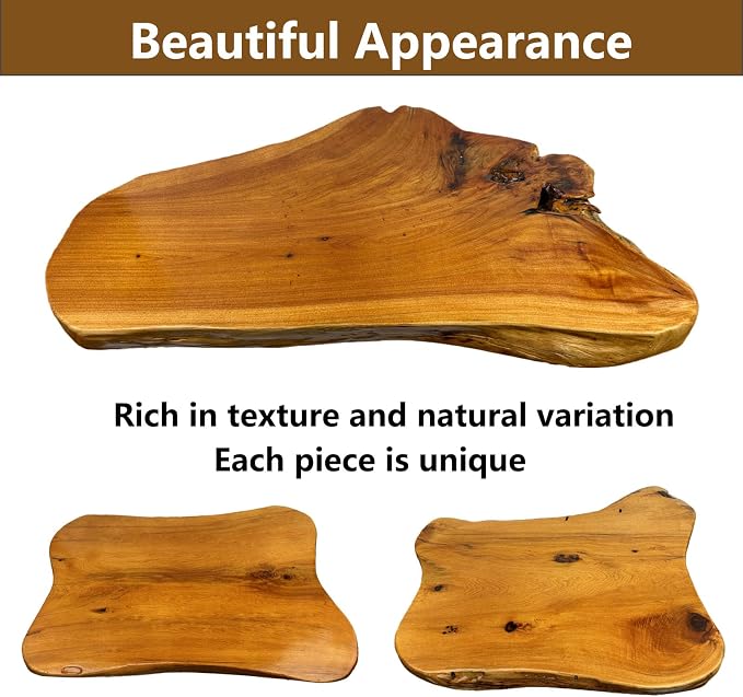 Live Edge Side Table, Solid Wood End Table - Image 6