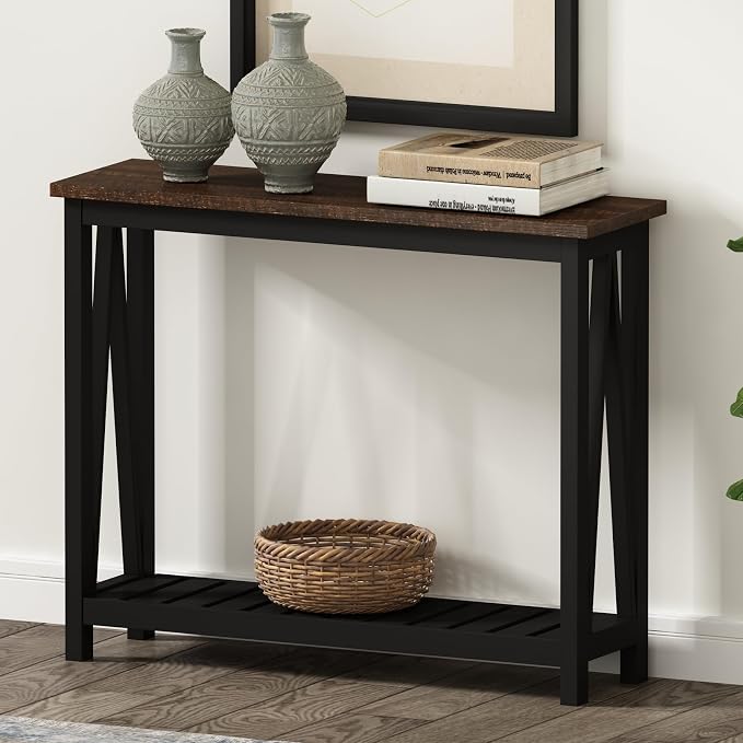 ChooChoo Console Table for Entryway Sofa Tables Living Room Farmhouse, Hallway by ChooChoo