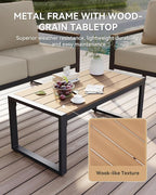 Aoxun Patio Furniture Set, 4 Piece Outdoor Patio Furniture - Image 8