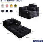 MAXYOYO Folding Sofa Bed, L-Shaped Convertible Sofa - Image 2