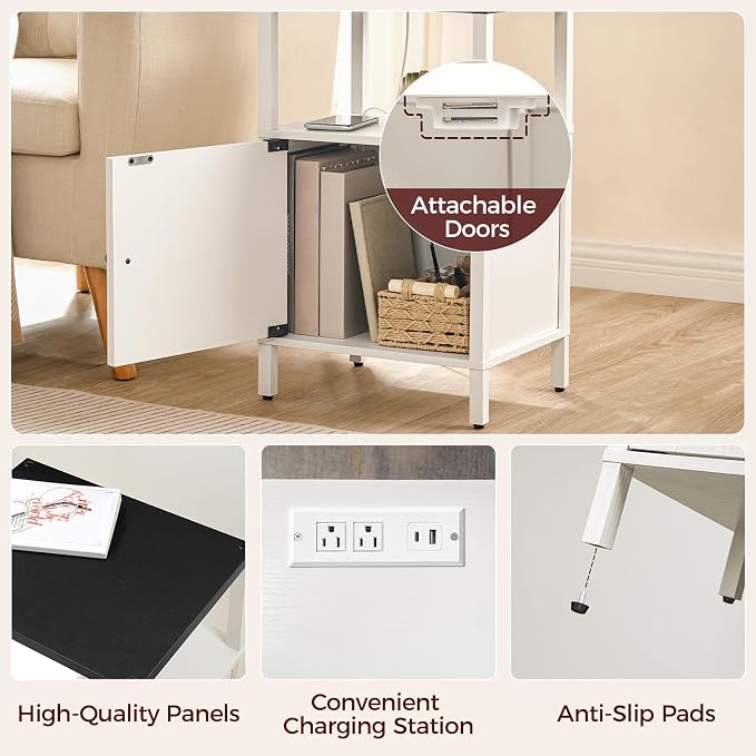 MAHANCRIS Farmhouse Nightstand - Image 8