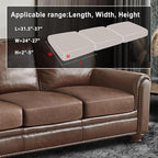 ANARACHON Leather Look Couch Cushion Covers Sofa Seat Slipcovers Sets Couches - Image 3