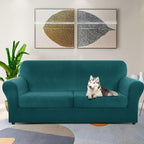 ZNSAYOTX Oversized Velvet 3 Piece Couch Cover - Image 2