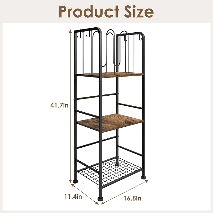 Towel Racks for Bathroom 3-Tier M-Shaped Detachable Dividers, Durable Metal - Image 7