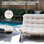 Crestlive Products Outdoor Loveseat 2PCS, Patio Conversation Set, All-Weather - Image 5